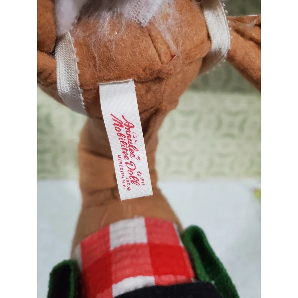 Annalee Mobilitee Doll Poseable Christmas Reindeer Large 18